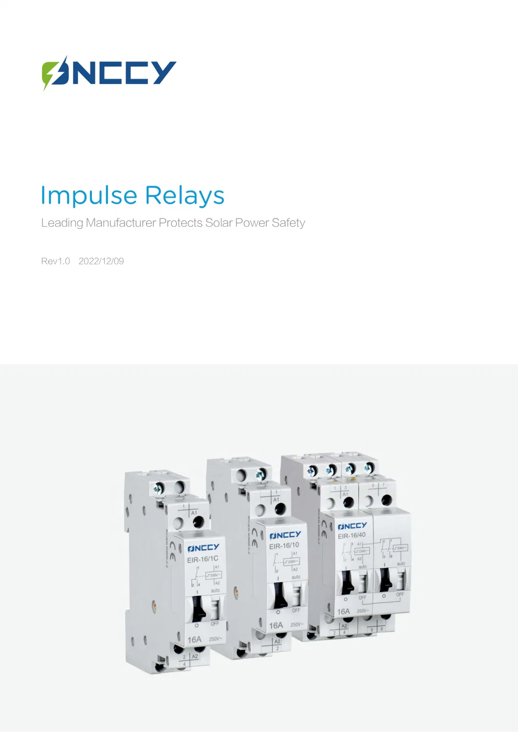 Impulse Relay Used for Lights Refrigerators TV Sets and Other Domestic Appliance.