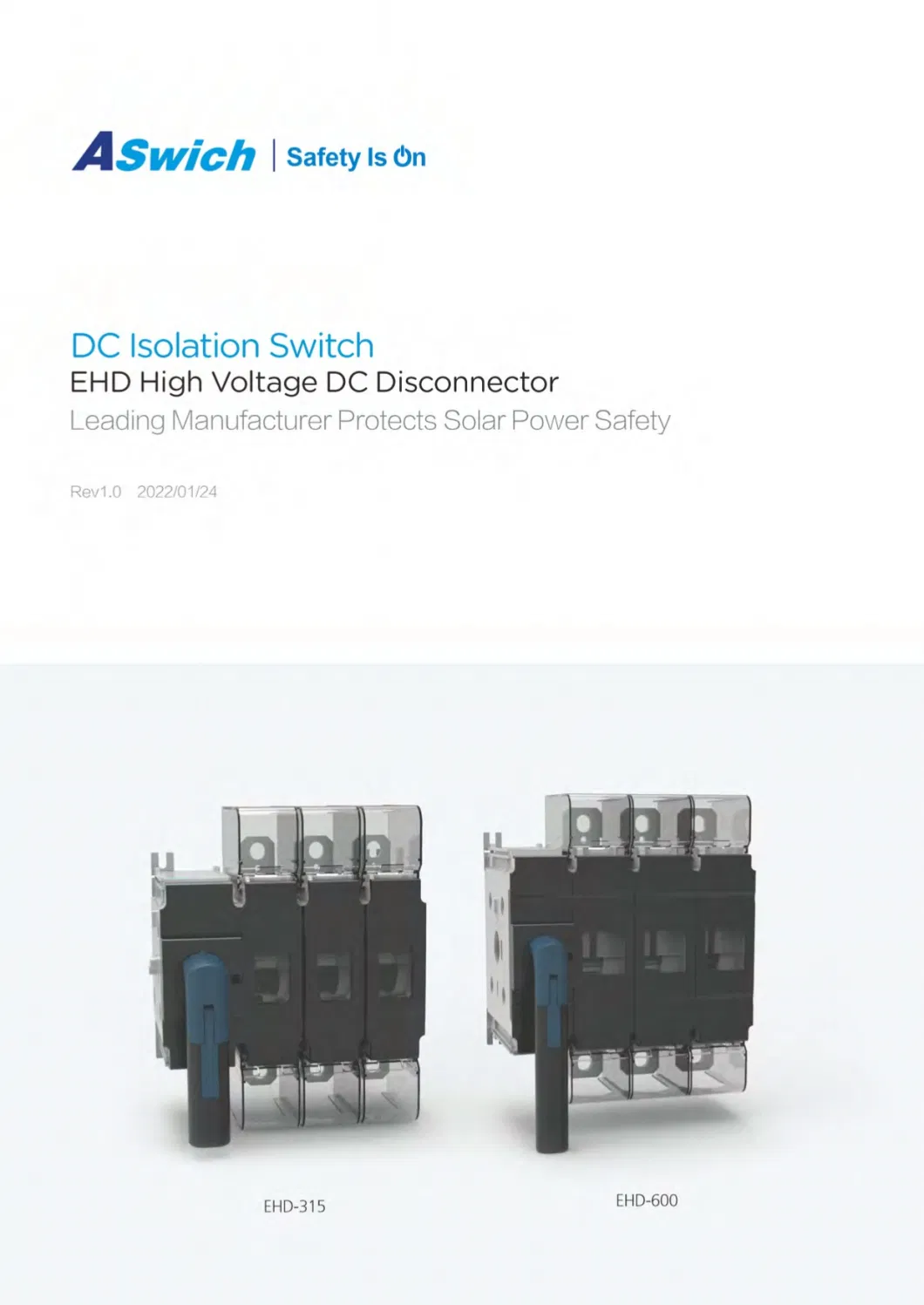 1500V Disconnecting Rotating Load Break Isolation Switch Isolator with TUV CB SAA CE Certificate