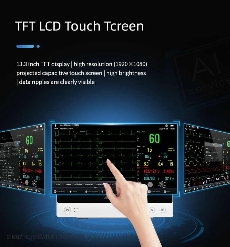 Lepu12 Lead ECG Modular Patient Monitor Remote Patient Monitoring Devices